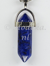 NSH08  1 x Natuursteen hanger  *Lapis lazuli*