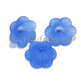 BVE130   4 x Bloem Blauw 21 x 10mm