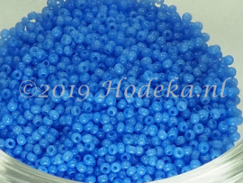 CRP15/45a  50 gram Preciosa Rocailles 15/0 2 Kleurig Blauw