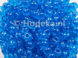 CRP06/22  12 gram Preciosa Rocailles 6/0 Blauw transparant