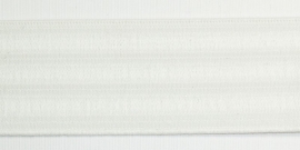 BEG02a Breed elastiek Wit 30mm lengte : 2 meter