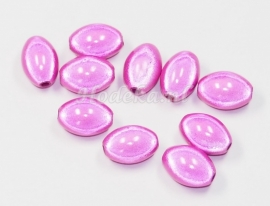 MIO14/04   6 X miracle bead  Roze ca. 14mm