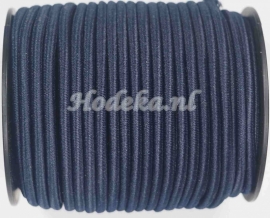 BKE04 Elastisch Koord heel Donker Blauw