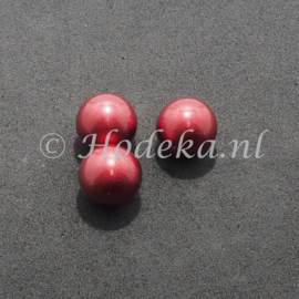 KHD08 1 x klankbol Bordeaux rood metallic 16mm