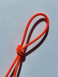 *BKE18 Koordelastiek Oranje/Roze 1 meter