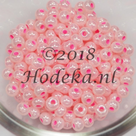 CRP06/53  12 gram Preciosa Rocailles 6/0  Roze met roze kern