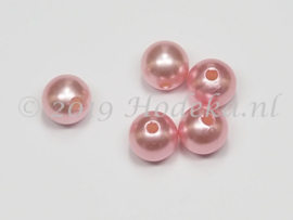 ACP12/10   8 x acryl parel rond 12mm Roze