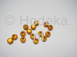 MIR08/06  10 X miracle beads Geel  ca. 8mm