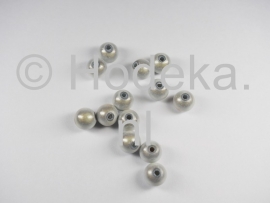 MIR08/01  10 X miracle beads Wit  ca. 8mm