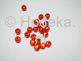 MIR08/02  10 X miracle beads Oranje  ca. 8mm