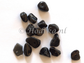 NST03  30 x Natuursteen Zwart *Obsidiaan*