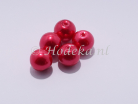 GPA10/33 10 x  Glasparel Rond 10mm Rood