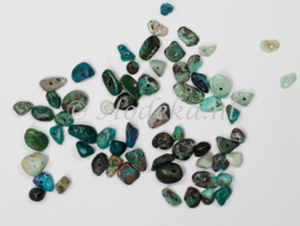 NST25  20 x Natuursteen diverse kleuren *Chrysocolla*