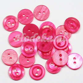 KNO48  1 x Roze knoop ca. 11.5 x 2 mm