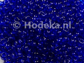 CRP08/22  12 gram Preciosa Rocailles 8/0 Donker paars/blauw