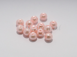 GPA06/08 20 x  Glasparel Rond 6mm Roze