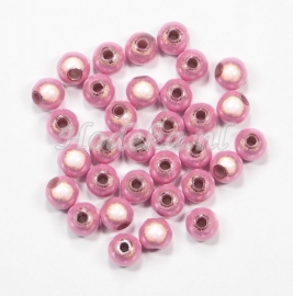 MIR05/08  40 X miracle beads Licht Roze mix  ca. 5mm