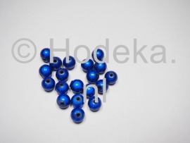 MIR08/05  10 X miracle beads Donker blauw  ca. 8mm