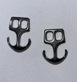 BMS41   1 x Ankersluiting voor paracord 26 x 17mm