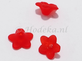 BVE117   10 x Bloem Rood 9.5 x 4.5mm