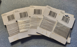 *BRE03a  10x Elastisch rijgdraad 0.3 mm