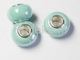 PDP22  1x pandora style Mint groen 1 + 1 gratis