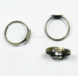 OVR05 1x ring voor om je vinger ca. 17 mm 10 mm Brons 