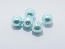 GPA10/38 10 x  Glasparel Rond 10mm Licht Blauw 