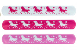 8 x klaparmband unicorn/eenhoorn (0118)