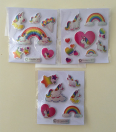 stickervel eenhoorn/unicorn (0111)