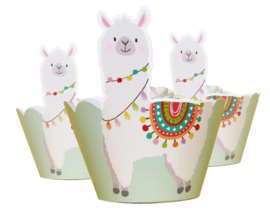 cupcake-wikkel lama/alpaca (2522)