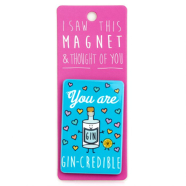 I saw this magnet and ... Gin-credible