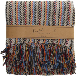 JENS Living Recycled Cotton Plaid Pip Multicolor