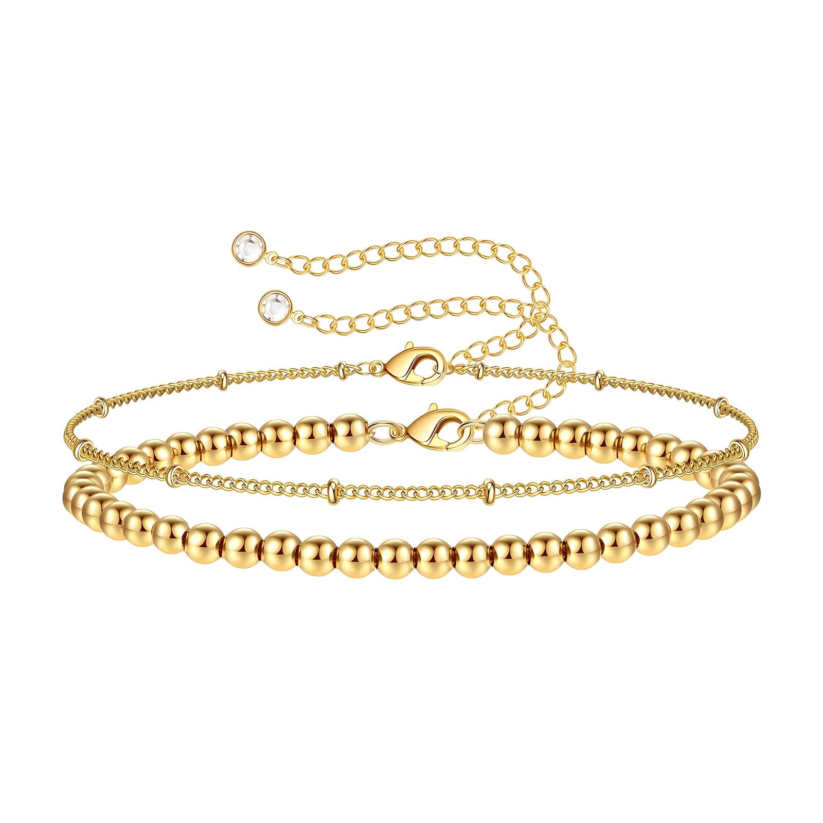 Armband - 18K gold plated stainless steel