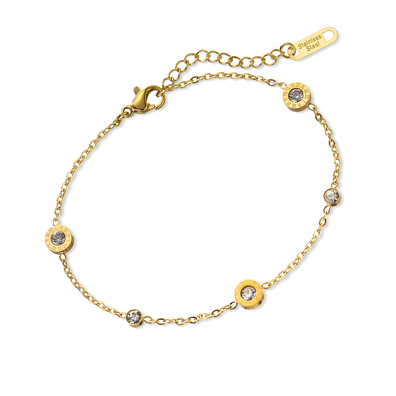 Armband - 18K gold plated stainless steel