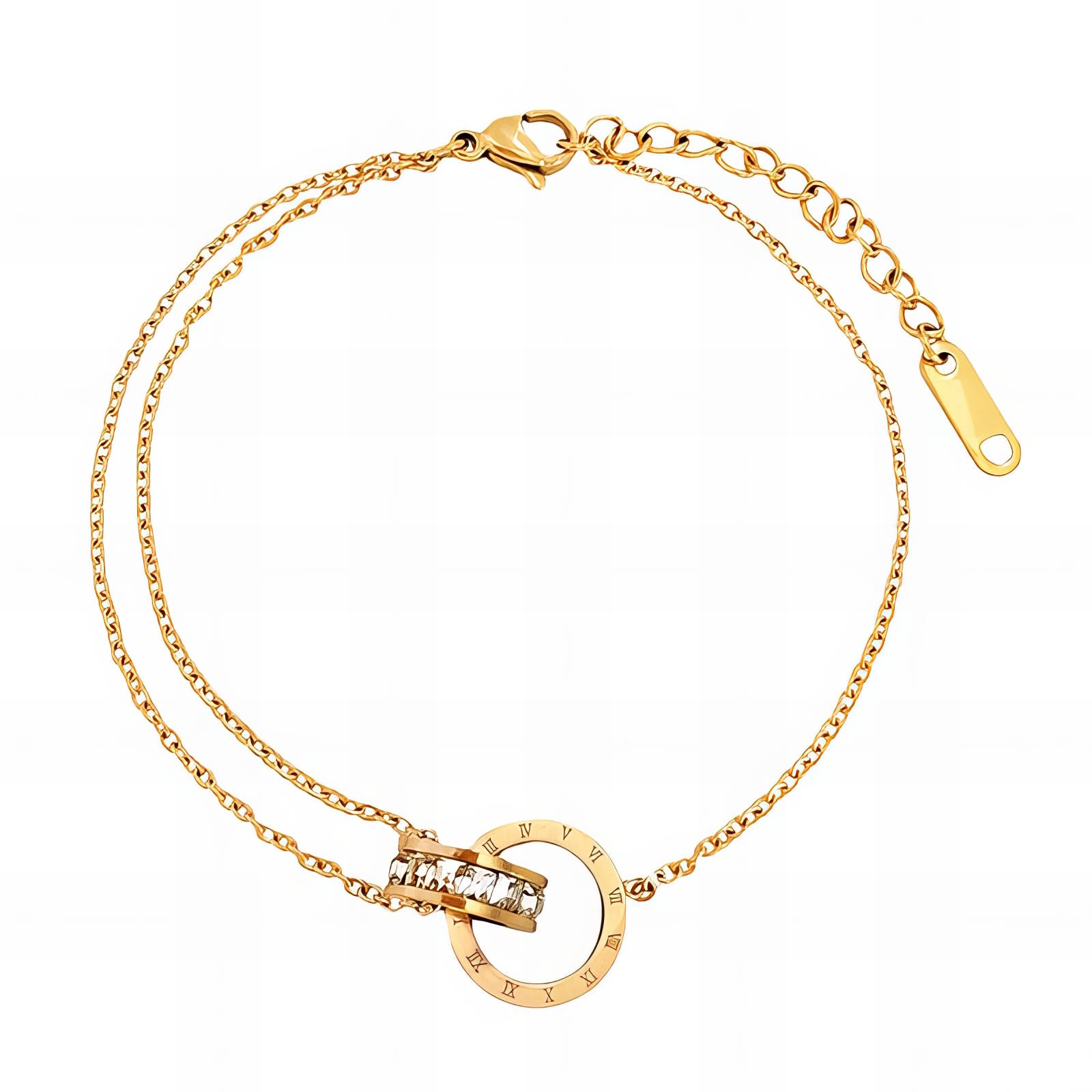 Armband 18K gold plated stainless steel