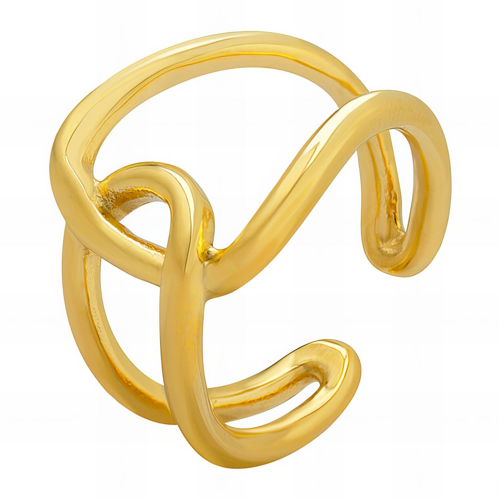 Ring - 18K gold plated stainless steel