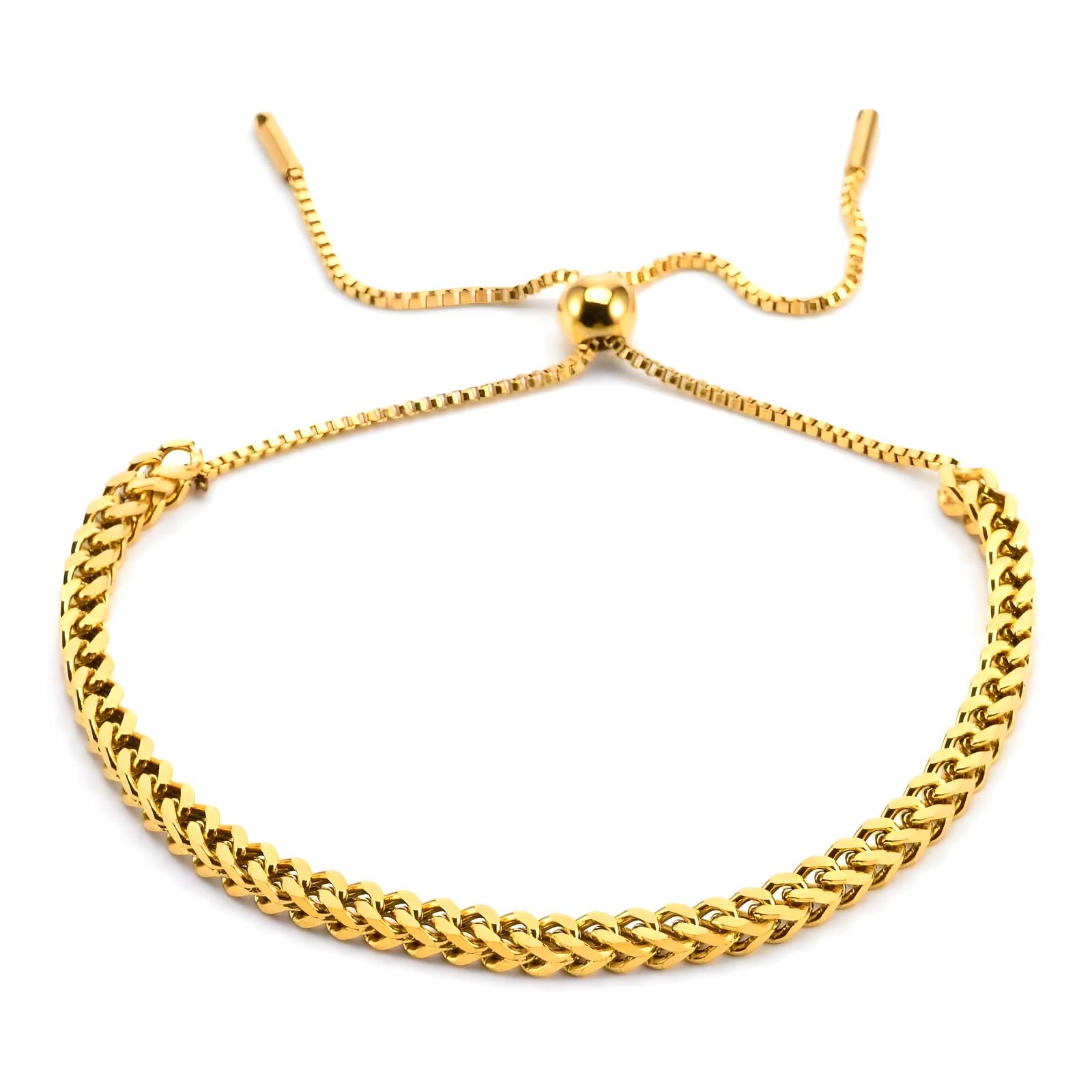 Armband - 18K gold plated stainless steel
