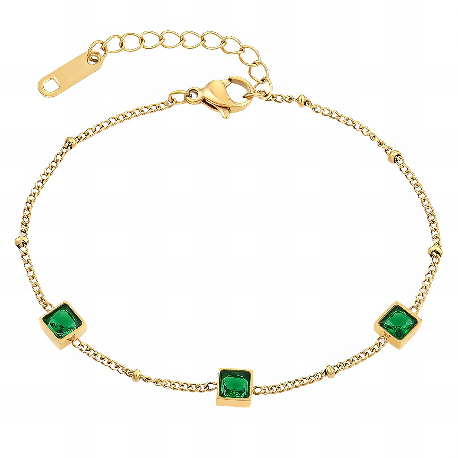 Armband 18K gold plated stainless steel