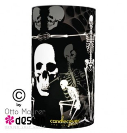 Candlecover - Tattoo  Skull and Bones