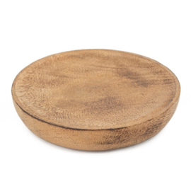 Houten tray rond  - Medium voor amberstone / amberblokjes