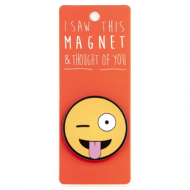 I saw this magnet and ... Tong out Emoji