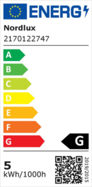 Nordlux smart G200 filament E27 Amber deco spiral 2200K