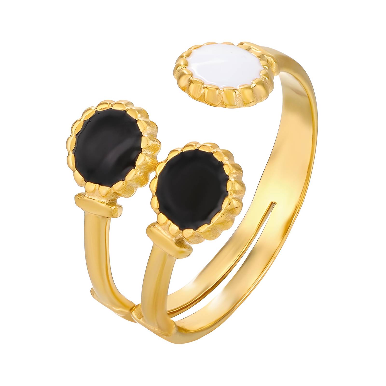 Ring - 18K gold plated stainless steel