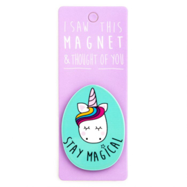 I saw this magnet and ... Stay Magical (Unicorn)