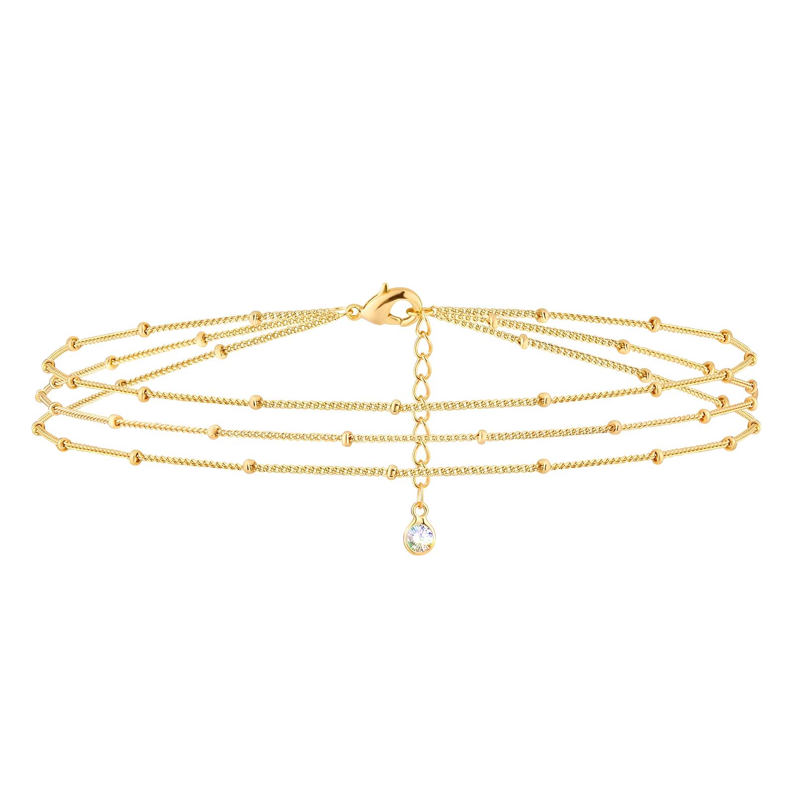Armband - 3 -  18K gold plated stainless steel
