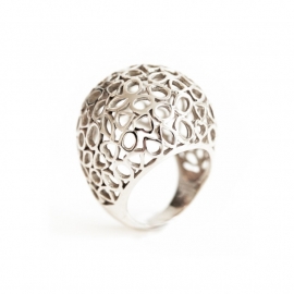 1001 nights ring silver