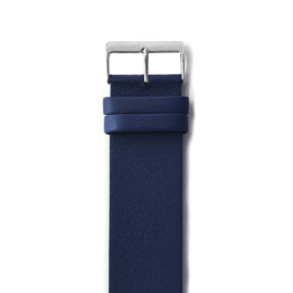 easy going watch strap buckle dark blue leather