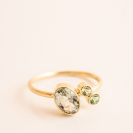 bundle ring in light green