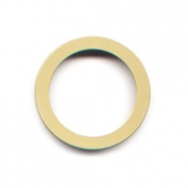 vignelli thick & thin large ring gold